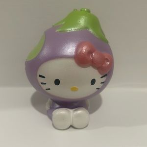 Cute hello kitty eggplant slow rise squishy